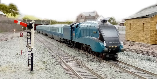 Front end of LNER Coronation express.